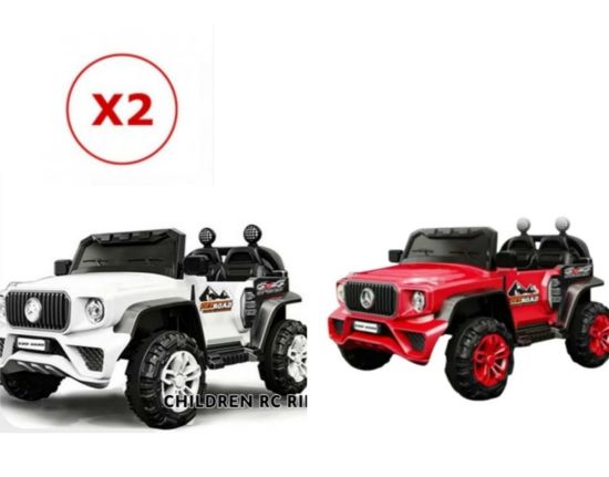 صورة سيارتين مرسيدس اطفال ماطورين 12 فولت